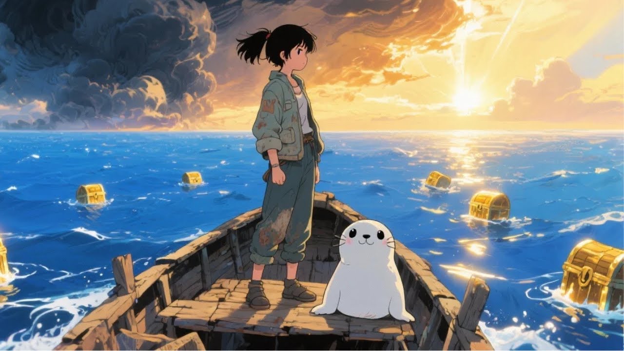 Fishing Treasure Chests on a Shabby Raft—Every Chest Brings Me Closer to Ruling the Sea